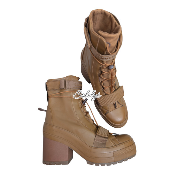Converse CTAS GR82 XHI Leather Platform Sneaker Boot Mountain Club Clove Brown 8 - Picture 10 of 10
